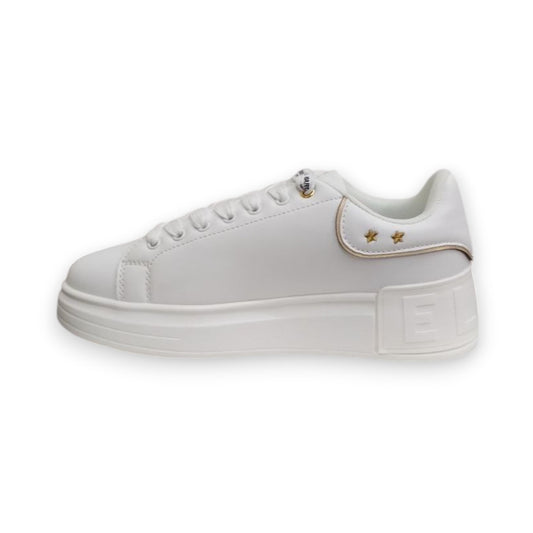 MARC ELLIS SNEAKERS SINTRA BIANCA E ORO
