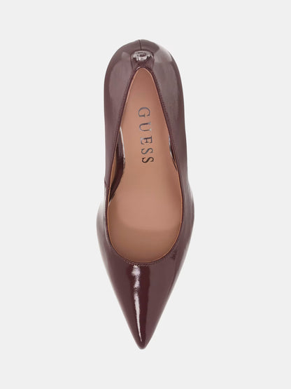 GUESS DECOLLETTE PRINDY BORDEAUX