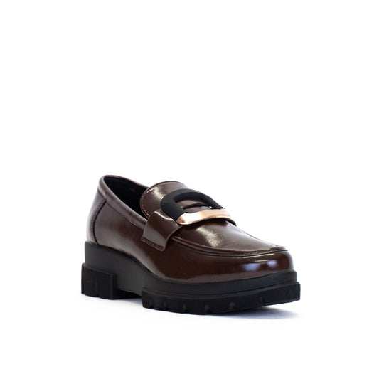 GOLD&GOLD MOCASSINO FIBIA CAFFE