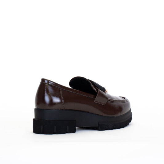 GOLD&GOLD MOCASSINO FIBIA CAFFE