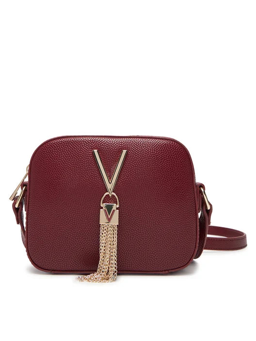VALENTINO CAMERA BAG DIVINA BORDEAUX