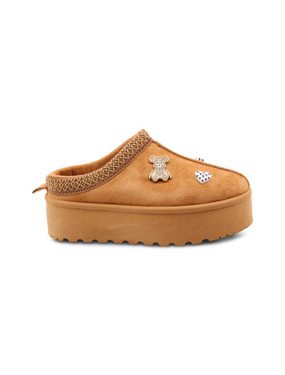 LAURA BIAGIOTTI CIABATTA CAMEL CON CHARM