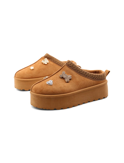 LAURA BIAGIOTTI CIABATTA CAMEL CON CHARM
