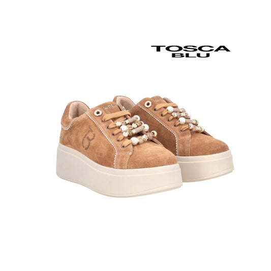 TOSCA BLU SNEAKERS CHARM CUOIO