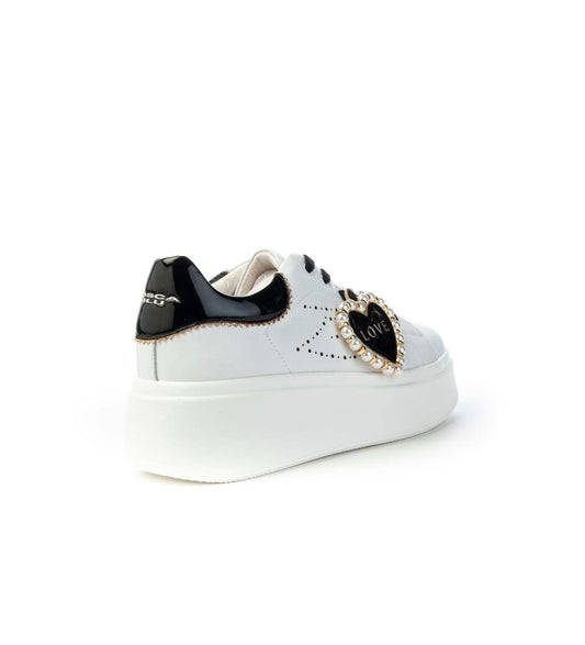 TOSCA BLU SNEAKERS CUORE BIANCHE