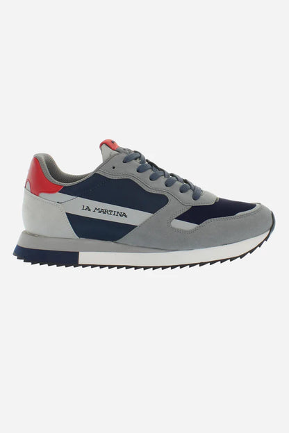 LA MARTINA SNEACKERS LOGO PICCOLO GRIGIO