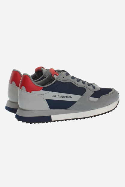 LA MARTINA SNEACKERS LOGO PICCOLO GRIGIO