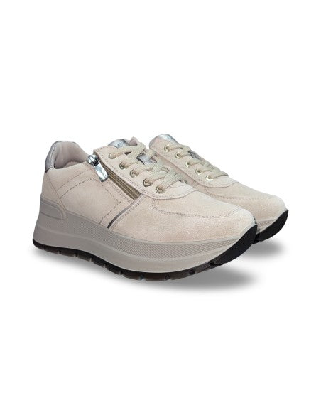 IGI & CO SNEAKERS D.KOLA SCAMOSCIATA VISONE