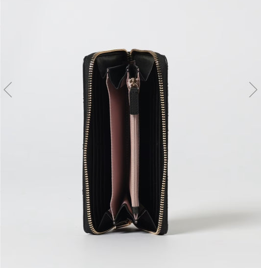 LIU JO portafoglio XL zip around Better logo in rilievo