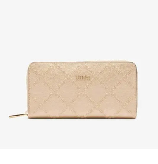 LIU JO portafoglio XL zip around Better logo in rilievo