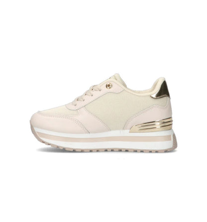 LAURA BIAGIOTTI SNEAKERS IN TESSUTO IVORY