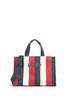 LIU JO L TOTE STRIPED CANVAS