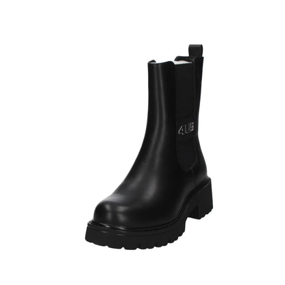 PACIOTTI STIVALETTO BEATLES NERO  CON LOGO