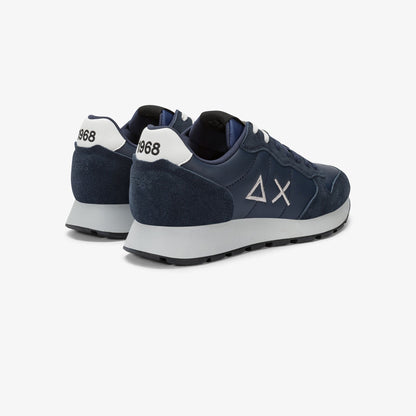 SUN68 SNEAKERS TOM CLASSIC IN PELLE NAVY