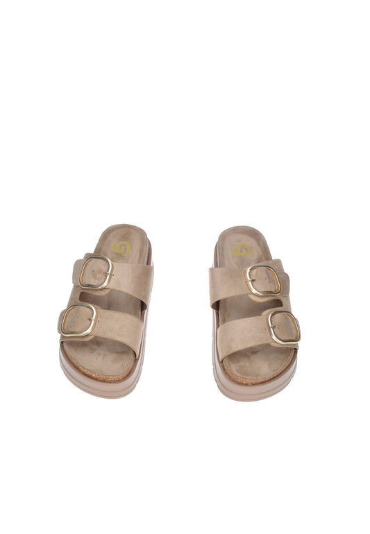 GOLD&GOLD CIABATTA BIRKENSTOCK BEIGE