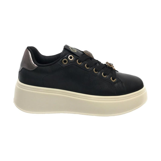 GOLD&GOLD SNEAKERS PELLE NERO