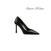 QUEEN HELENA DECOLLETTE TACCO SPILLO NERO