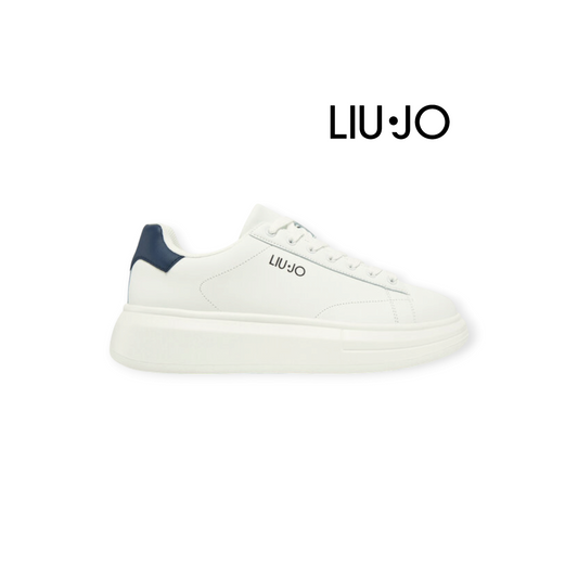 LIU JO SNEAKERS UOMO CON LOGO BIG W/BLU