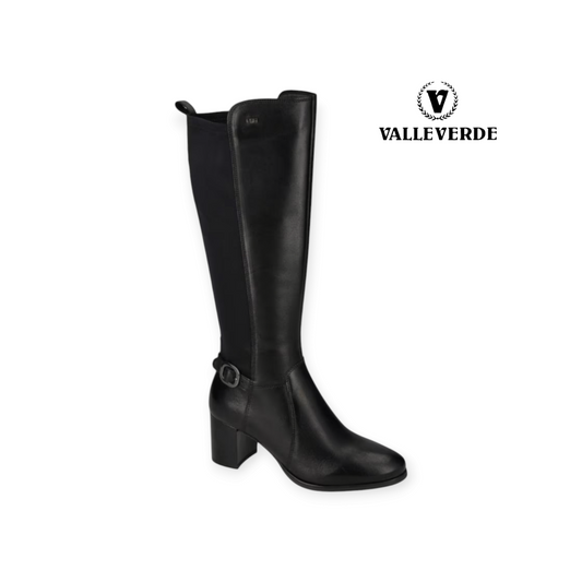 VALLEVERDE STIVALI CUOIO NERI