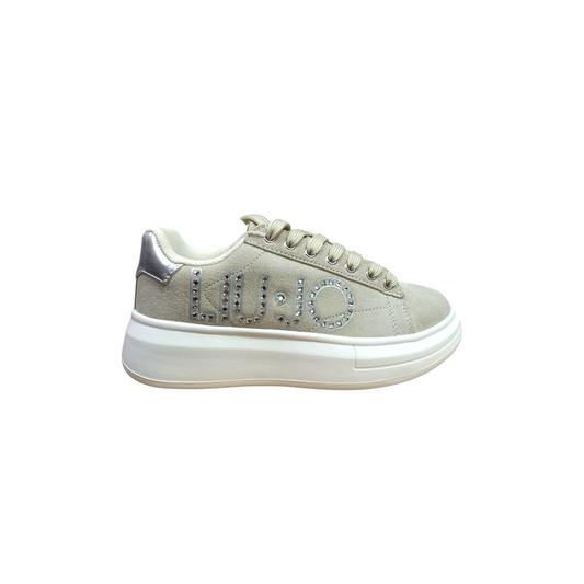 LIU JO SNEAKERS CAMOSCIO SILVER