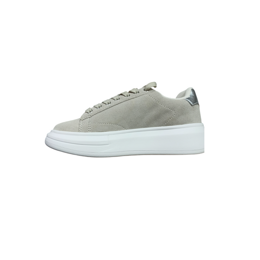 LIU JO SNEAKERS CAMOSCIO SILVER