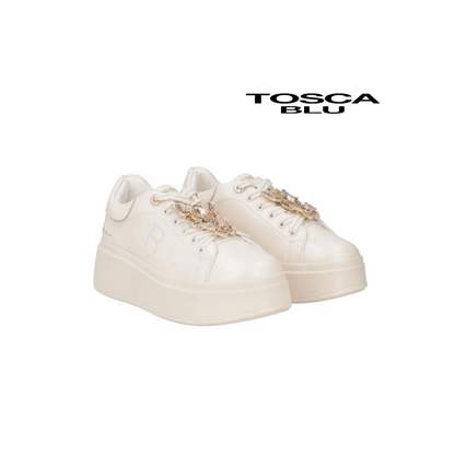 TOSCA BLU SNEAKERS CLARA ALTA FARFALLA