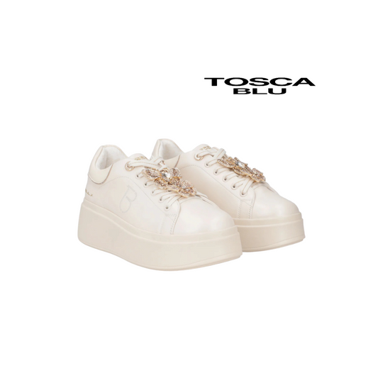 TOSCA BLU SNEAKERS CLARA ALTA FARFALLA