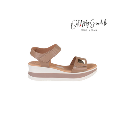 OH! MY SANDALS ZEPPA MEDIA FIBBIA