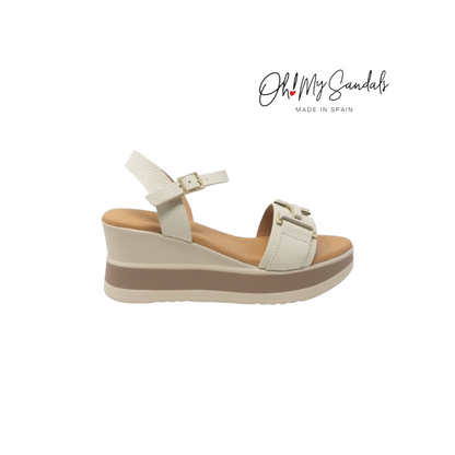 OH! MY SANDALS ZEPPA ALTA FIBBIA