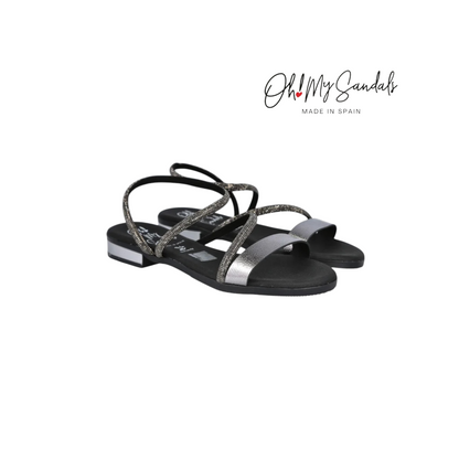 OH MY SANDALS SANDALETTI STRASS DONNA