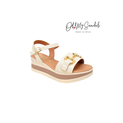 OH! MY SANDALS ZEPPA MEDIA FIBBIA