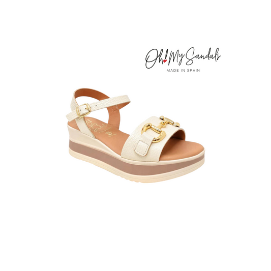 OH! MY SANDALS ZEPPA MEDIA FIBBIA