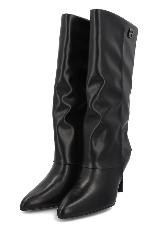 LAURA BIAGIOTTI STIVALE RISVOLTO NERO