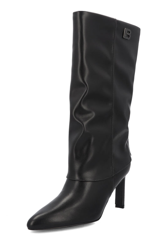 LAURA BIAGIOTTI STIVALE RISVOLTO NERO