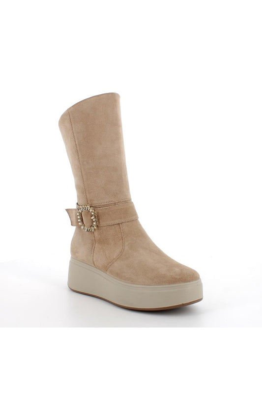 IGI & CO STIVALI SCAMOSCIATI BEIGE