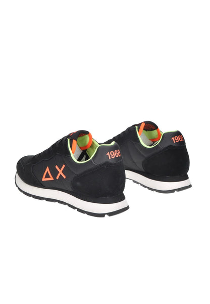 SUN68 SNEAKERS UOMO TOM FLUO NERO