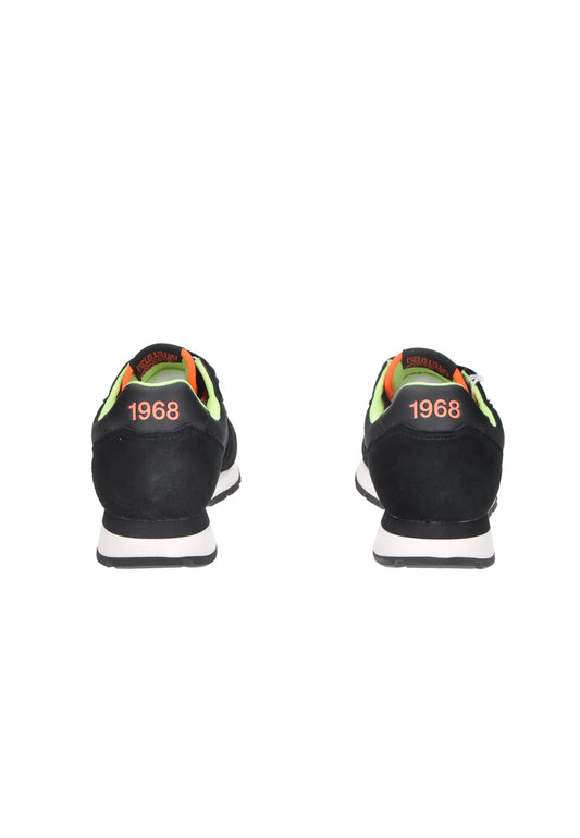 SUN SNEAKERS UOMO TOM FLUO NERO