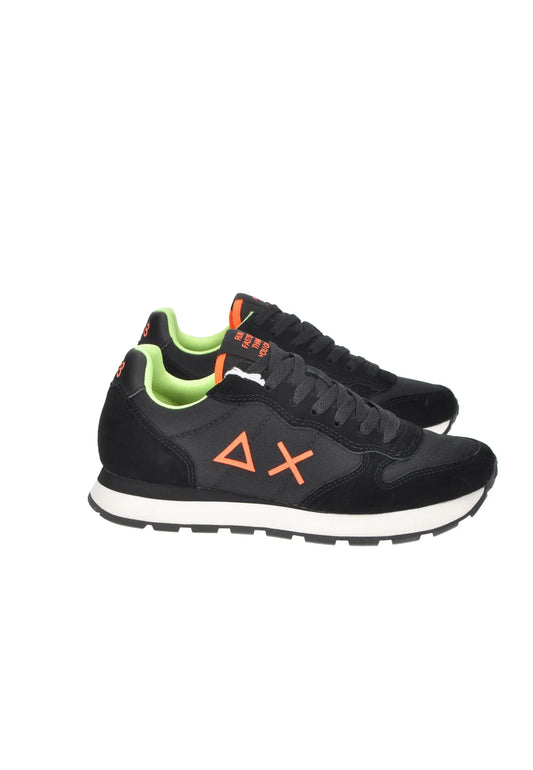 SUN SNEAKERS UOMO TOM FLUO NERO