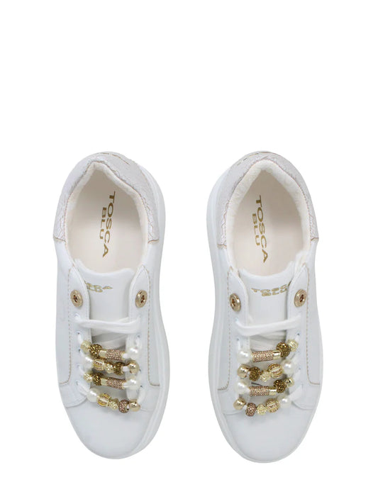 TOSCA BLU SNEAKERS CHARM BIANCHE