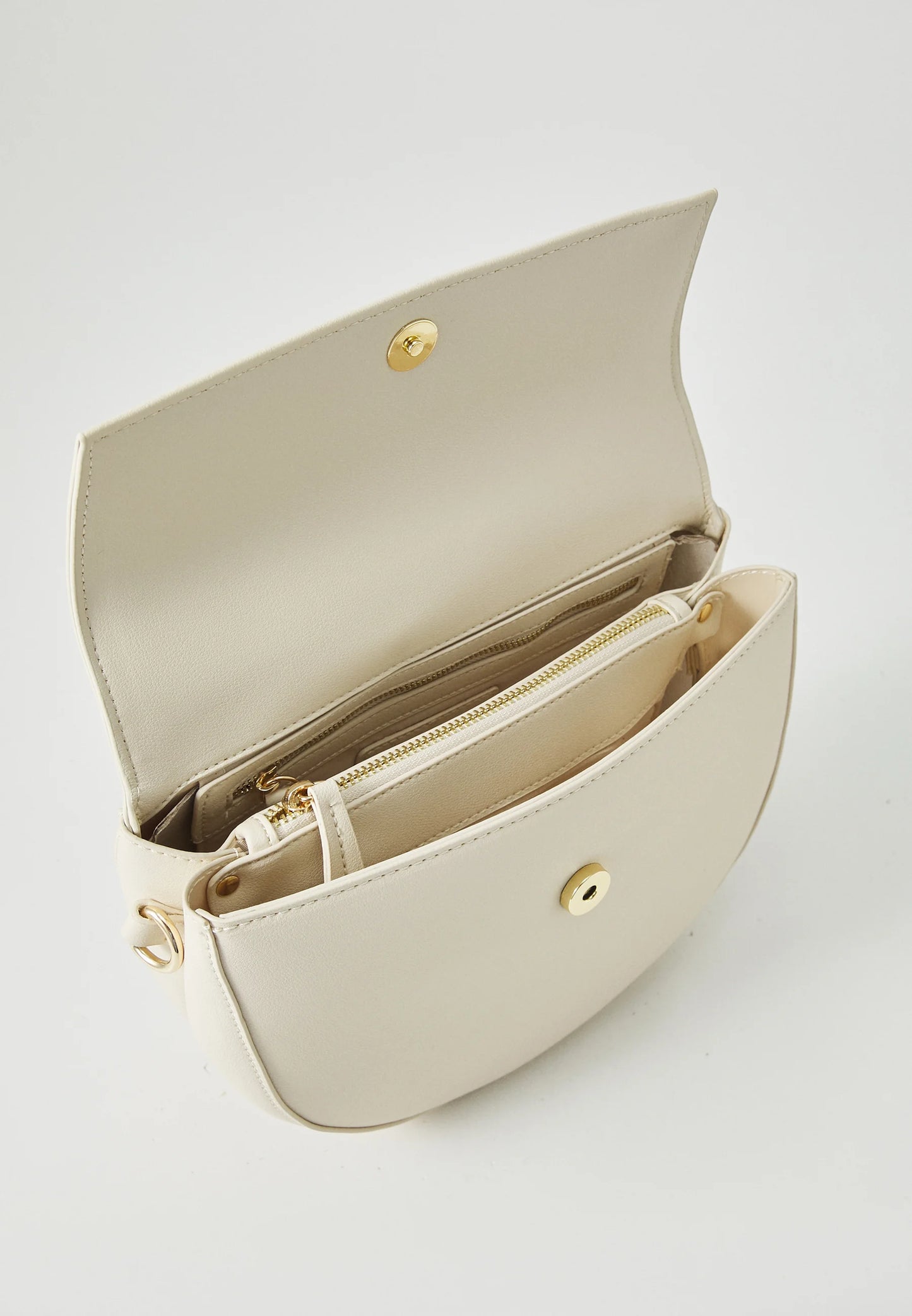 VALENTINO FLAP BAG BIGS ECRU
