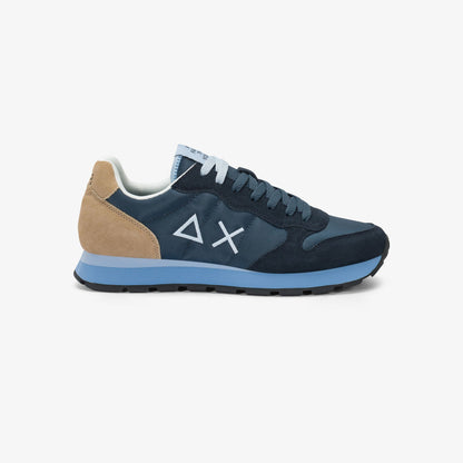 SUN68 SNEAKERS TOM MULTICOLOR NYLON E SUEDES BOLU NAVY