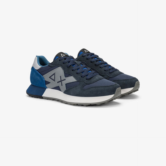SUN68 SNEAKERS UOMO JAKI 2.0 SOLID IN SUEDE E NYLON