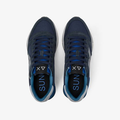 SUN68 SNEAKERS UOMO JAKI 2.0 SOLID IN SUEDE E NYLON