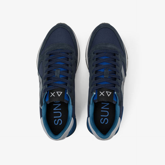 SUN68 SNEAKERS UOMO JAKI 2.0 SOLID IN SUEDE E NYLON