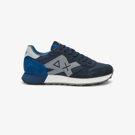 SUN68 SNEAKERS UOMO JAKI 2.0 SOLID IN SUEDE E NYLON