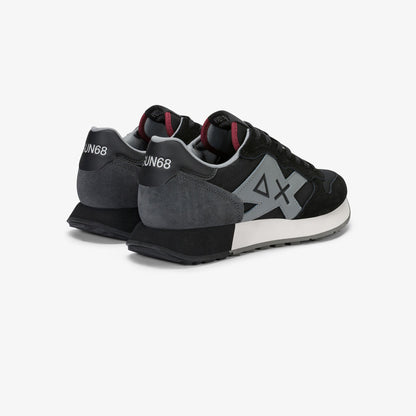 SUN68 SNEAKERS UOMO JAKI 2.0 SOLID IN SUEDE E NYLON
