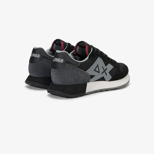 SUN68 SNEAKERS UOMO JAKI 2.0 SOLID IN SUEDE E NYLON