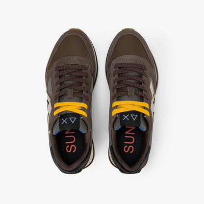 SUN68 SNEAKERS UOMO JAKI 2.0 BICOLOR IN SUEDE E NYLON