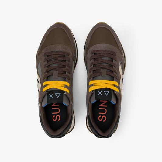 SUN68 SNEAKERS UOMO JAKI 2.0 BICOLOR IN SUEDE E NYLON