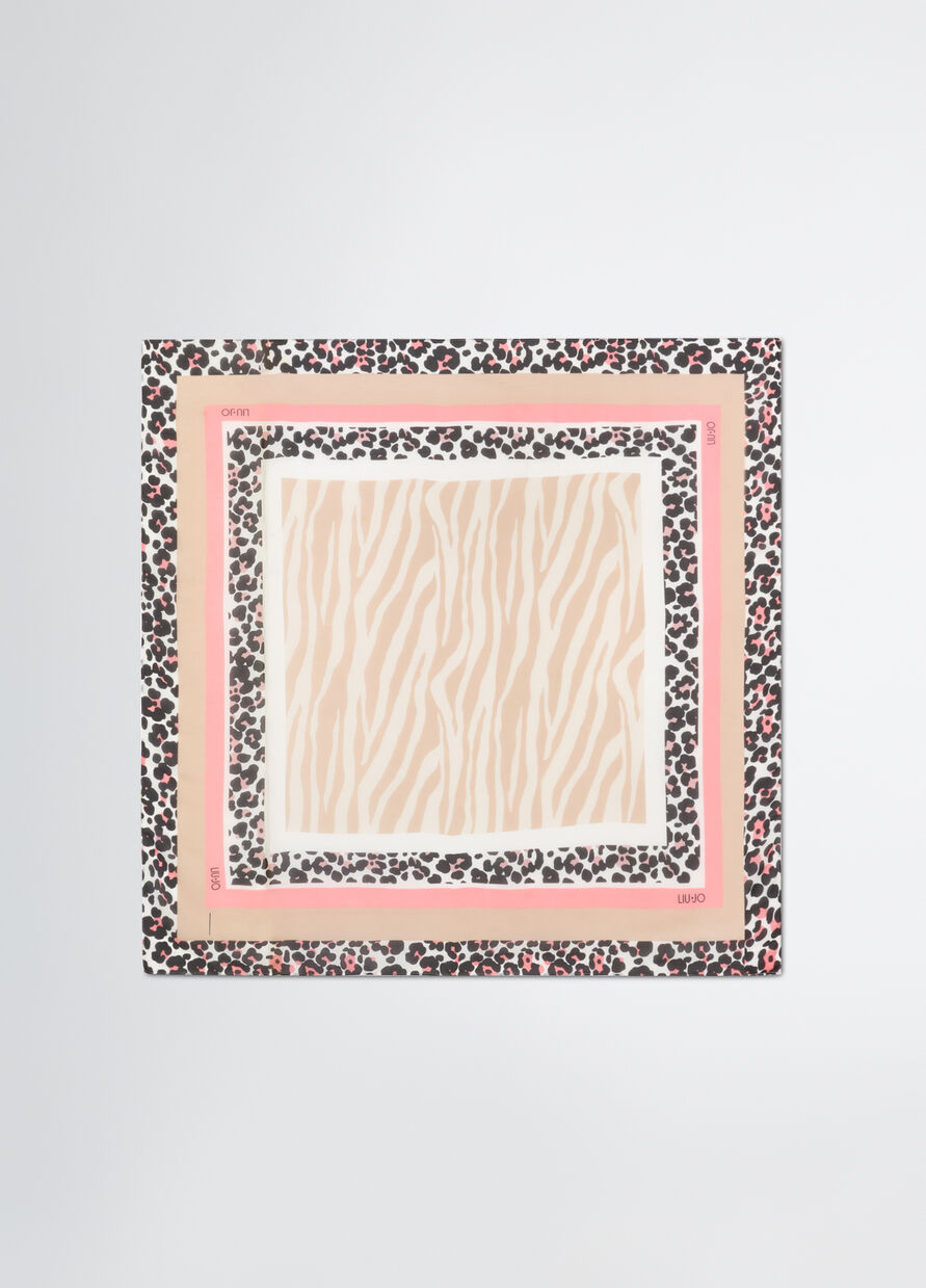 LIU JO FOULARD MIX ANIMALIER DONNA